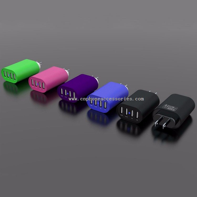 4 port usb travel wall charger