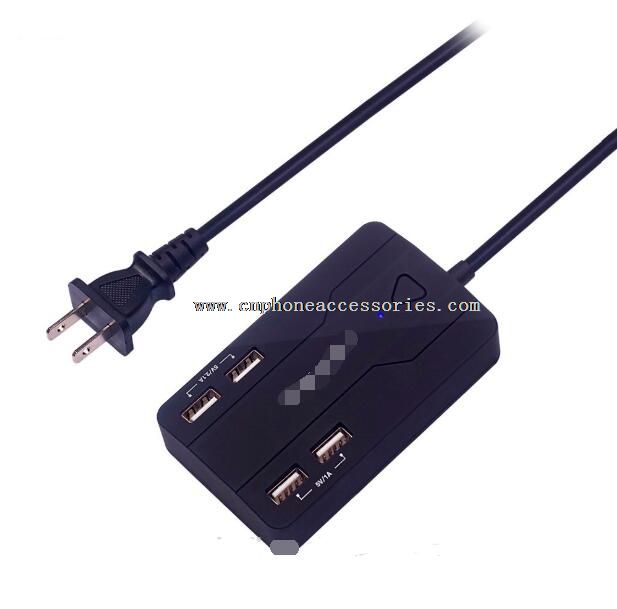 4 USB port AC încărcător de perete cu 4.0A ieşire