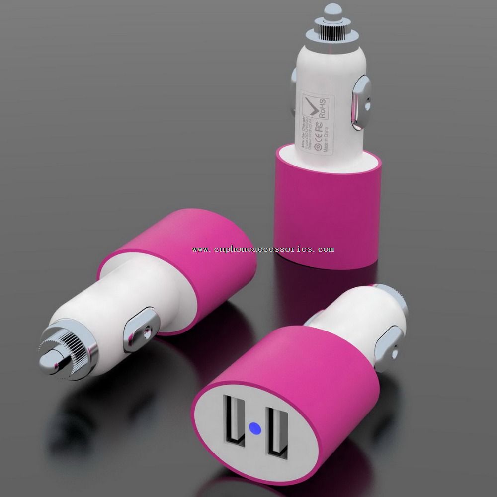 Dual USB 2.1A phone car charger