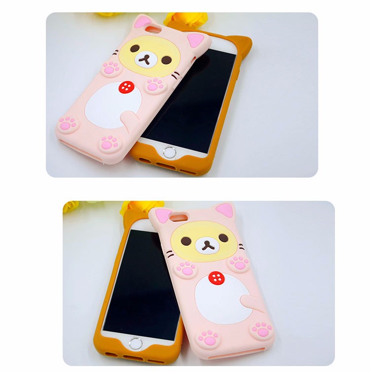 Cute bear carton phone case for iphone 7