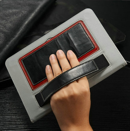 For iPad Luft læder case med indehaver
