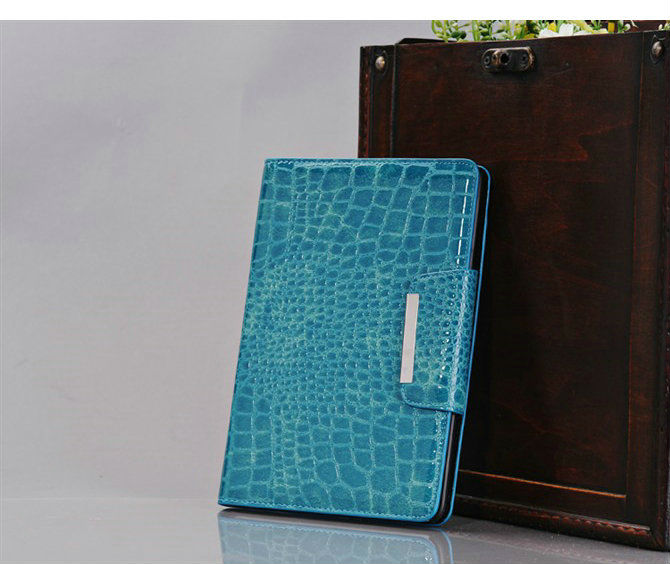 funda de cuero ipad mini cocodrilo