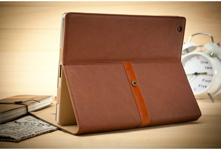 capa de couro de luxo para ipad 4