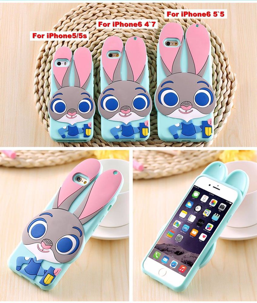 Rabbit TPU Gel Soft Mobile Phone Accessories