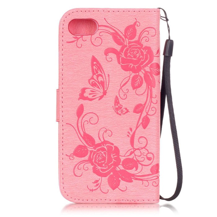 flowers flip pu leather Case 