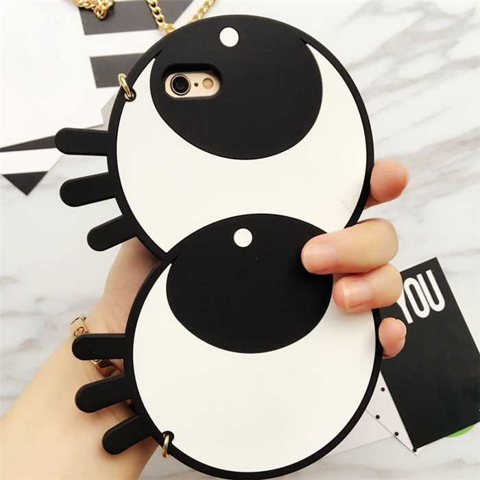 eyes cute 3d silicon case