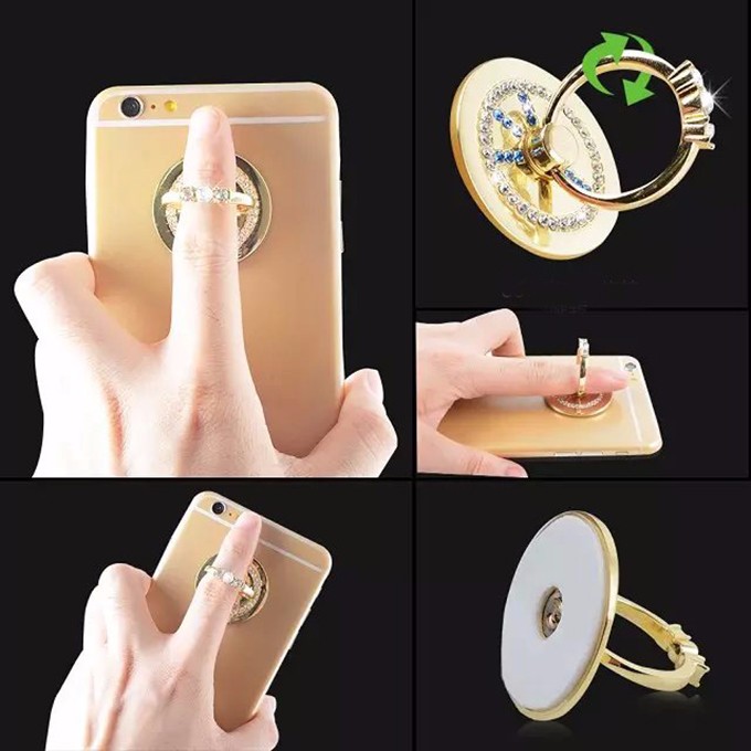 Crystal Mobile Phone Ring Holder 