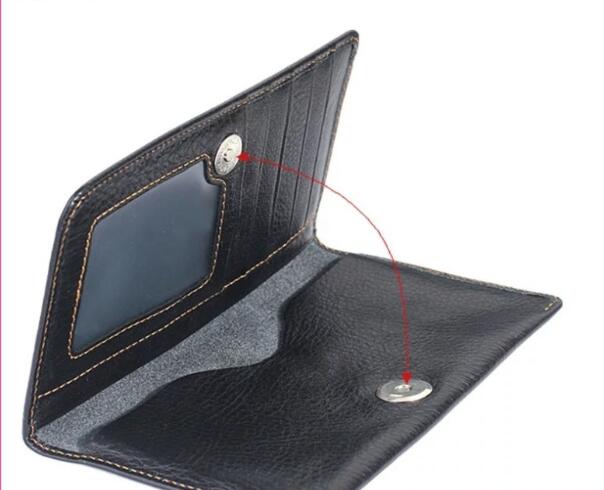 Leder Brieftasche Fall Für Smart Phone Bag