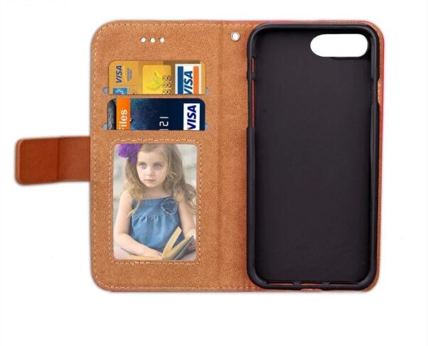  Foto Frame Leather Case Untuk iPhone 7 Plus
