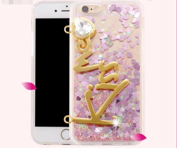 Glitter cas liquide pour iPhone7 7 Plus