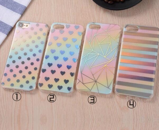 For iPhone 7 Fashion Rainbow Case