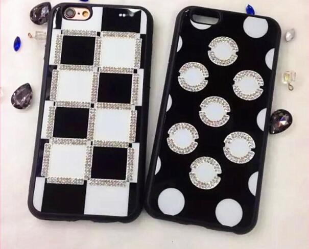  Farverige Skønhed Diamond Bling Gummi Blød TPU Jelly Sag For iPhone6 6 Plus