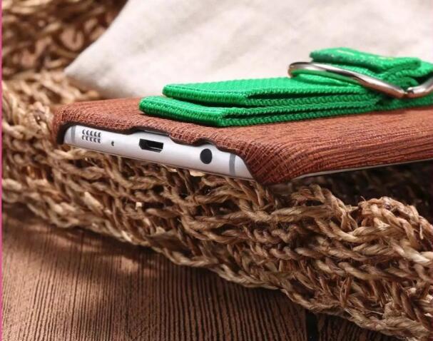 PC+PU Wood Grain Solid Wood Case For iphone6s