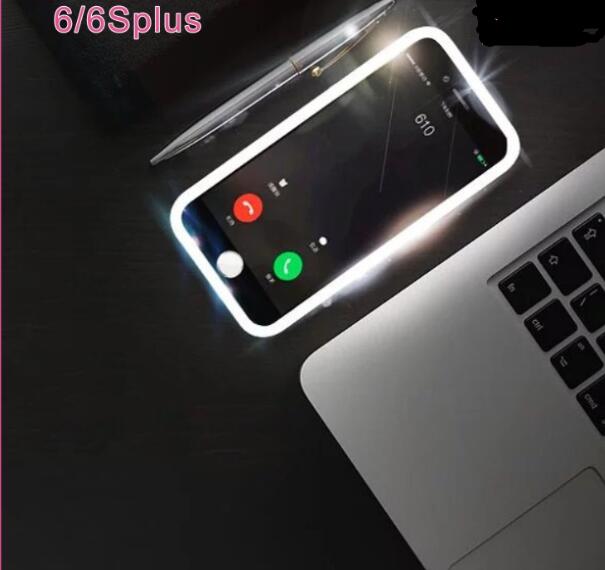 Light Flash TPU Jelly Case Untuk iPhone 6S