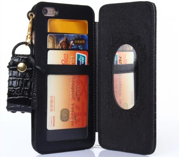 For iPhone 6 Crocodile Wallet Case