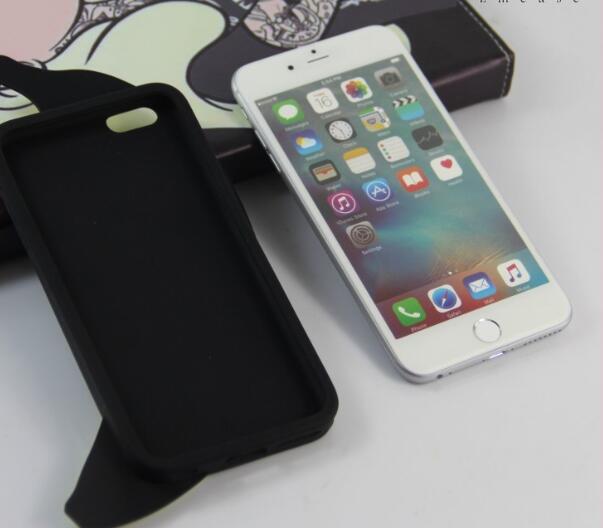  Banan Formet Silicium Gummi Case For iPhone 6S/6S Plus 