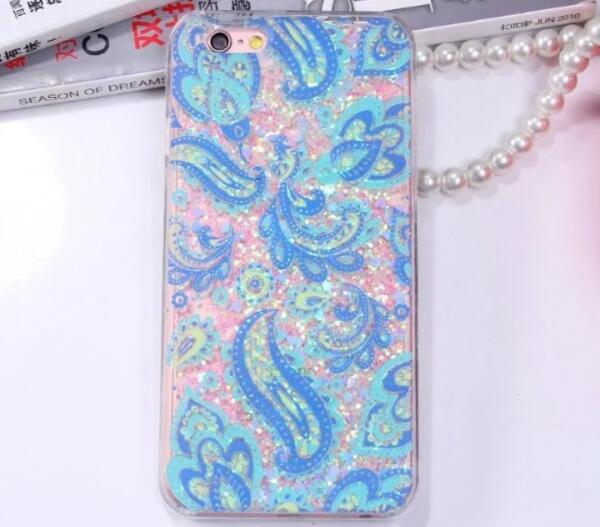 Star Dynamic Liquid Glitter Sand Quicksand phone case for iphone5 6 6s