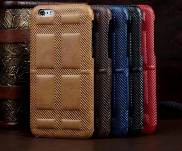 For iPhone 6 sofa leather hard case shockproof back cover