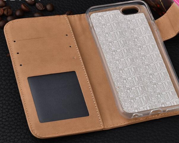 Dompet Leather Case Untuk iPhone 6S