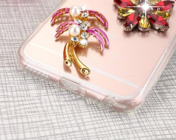  Diamonds Tassel PC Fashaion Phone Cases For iPhone 6 / 6 Plus