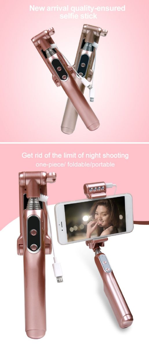  tongkat cahaya selfie selfie dengan remote control