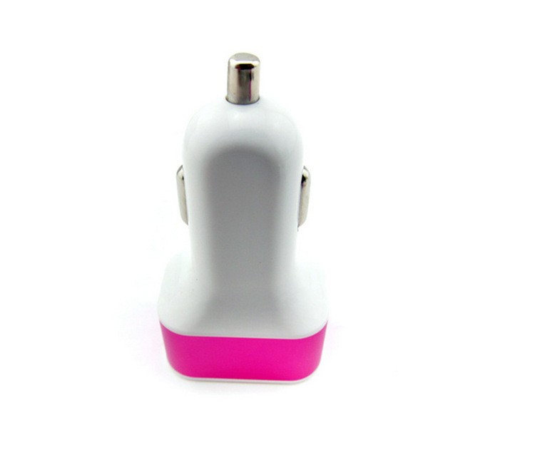 cargador de coche usb con adaptador de