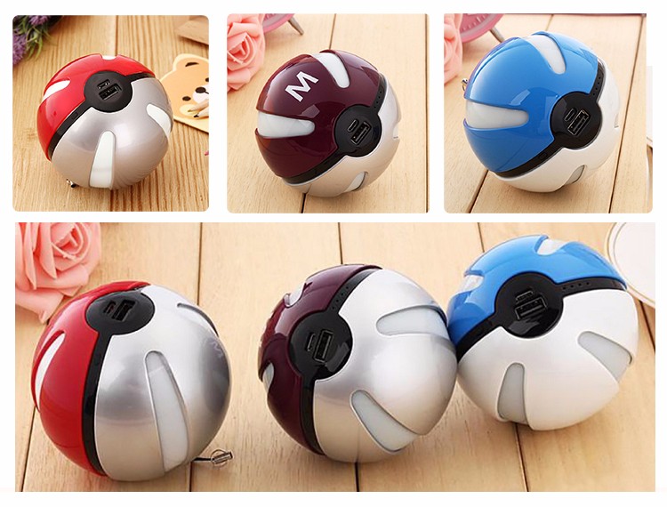  10000mah pokeball banco de energía 
