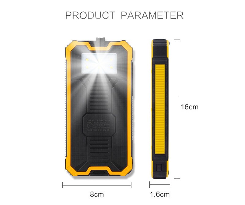 Charger Solar Panel 10000mah