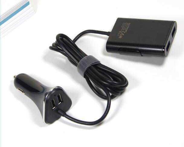 4 port USB Ładowarka Samochodowa