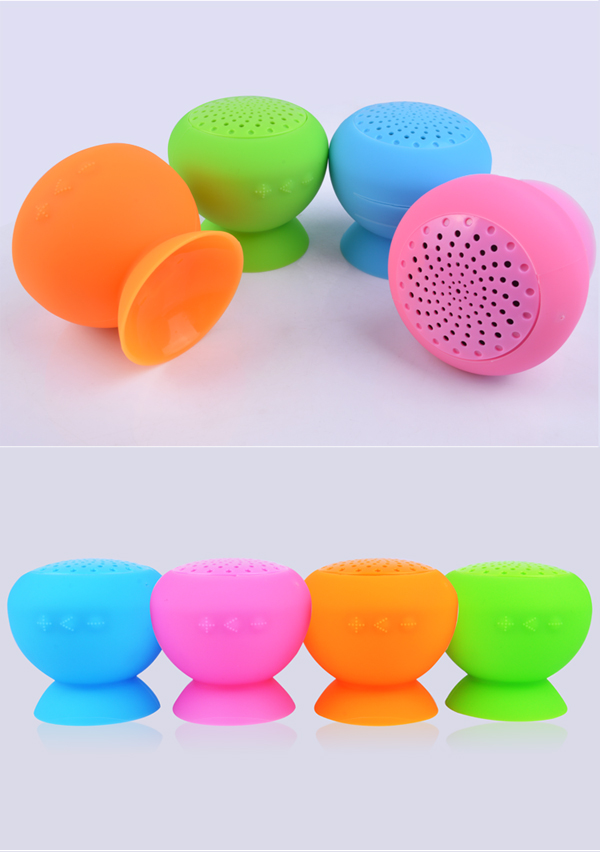 mini przyssawki wodoodporny głośnik bluetooth