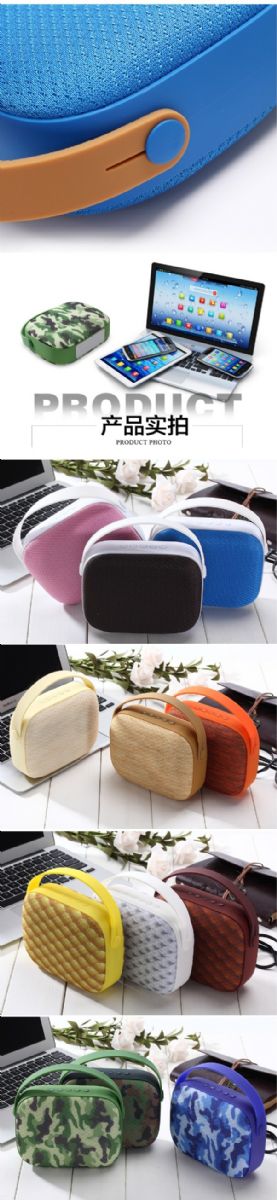 mini stereo handbag shape portable bluetooth speaker