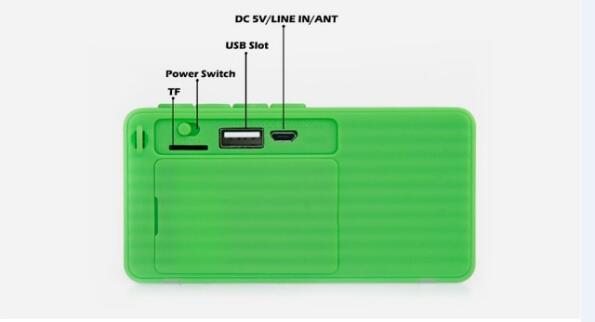 speaker mini bluetooth dengan fm radio dan tf card