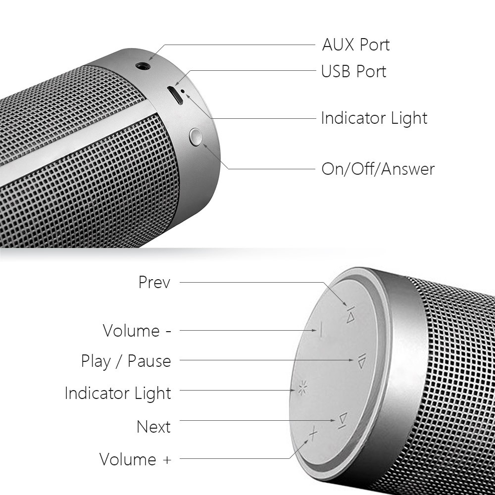 HIFI subwoofern trådlös Högtalare