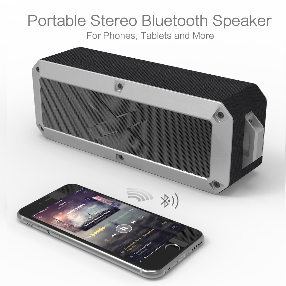 4000mah battery powered wireless outdoor waterproof speaker