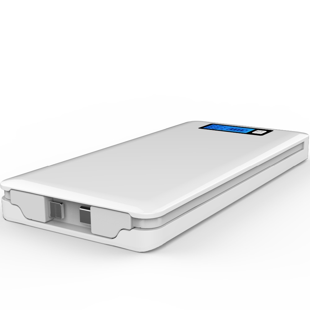 10000mAh 2USB LED power banka