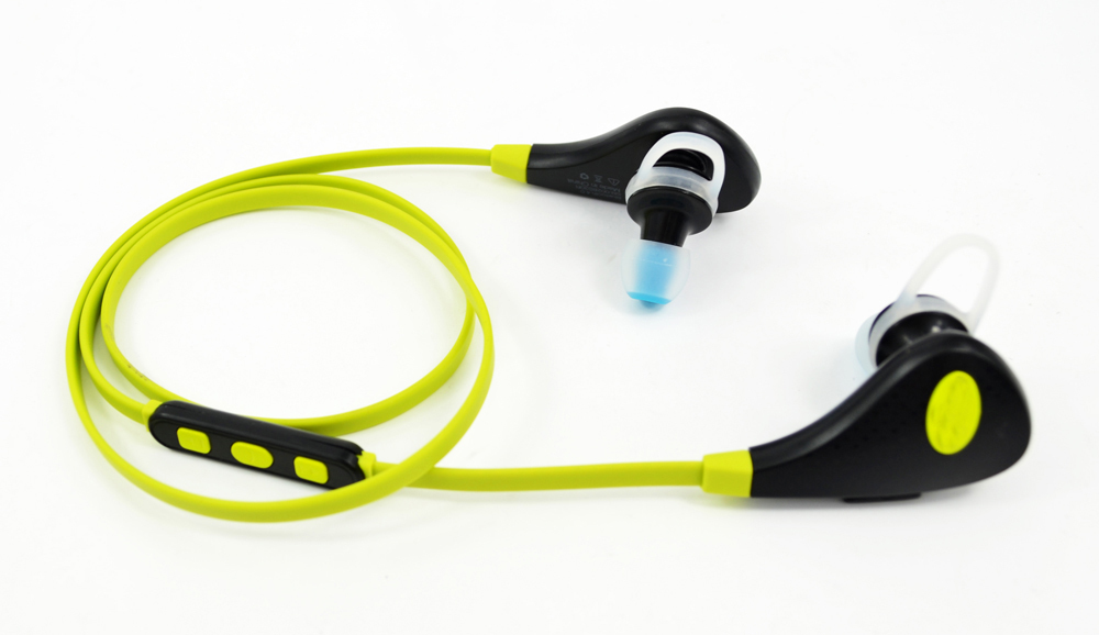 Bluetooth Fotografera Funktion Trådlös Stereo Earbuds med Kabelstyrning