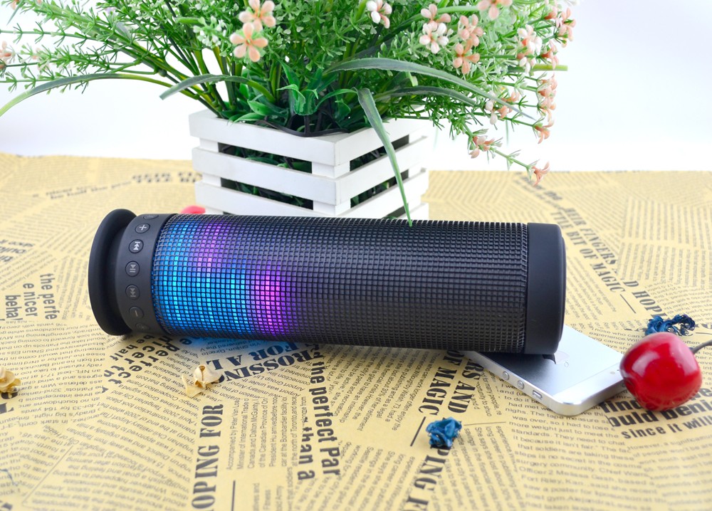 altavoz bluetooth led luz