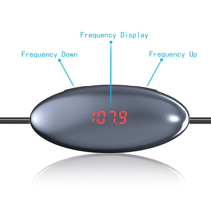 Auto mp3 fm-Transmitter mit 5V 2.4A Schnell-ladegerät