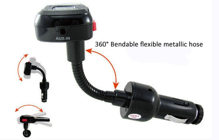 Bluetooth mobil kit mobil Mp3 player dengan fm transmitter