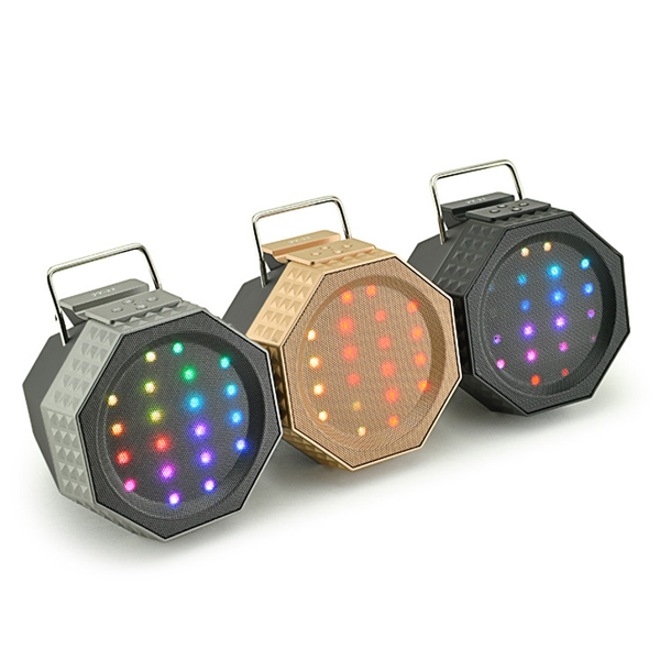 Cambiando Colores de Iluminación de LED bluetooth speaker