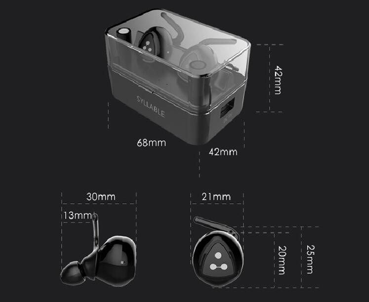 wireless double ear bluetooth earphones