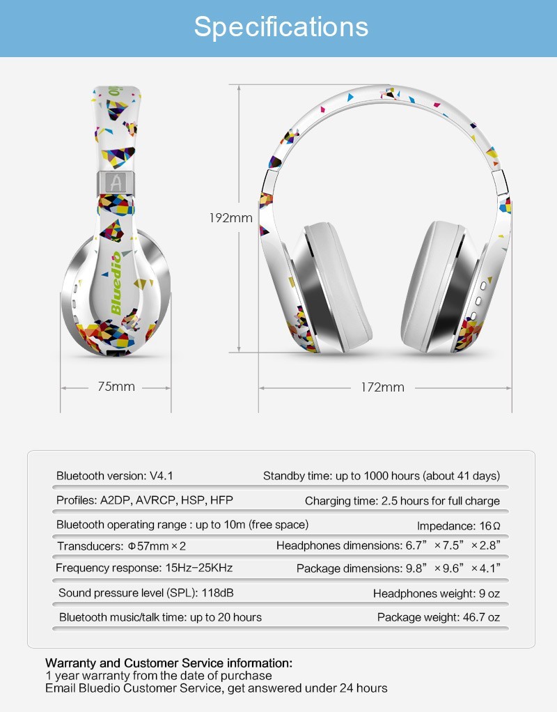  3D Surround Sound bluetooth headset