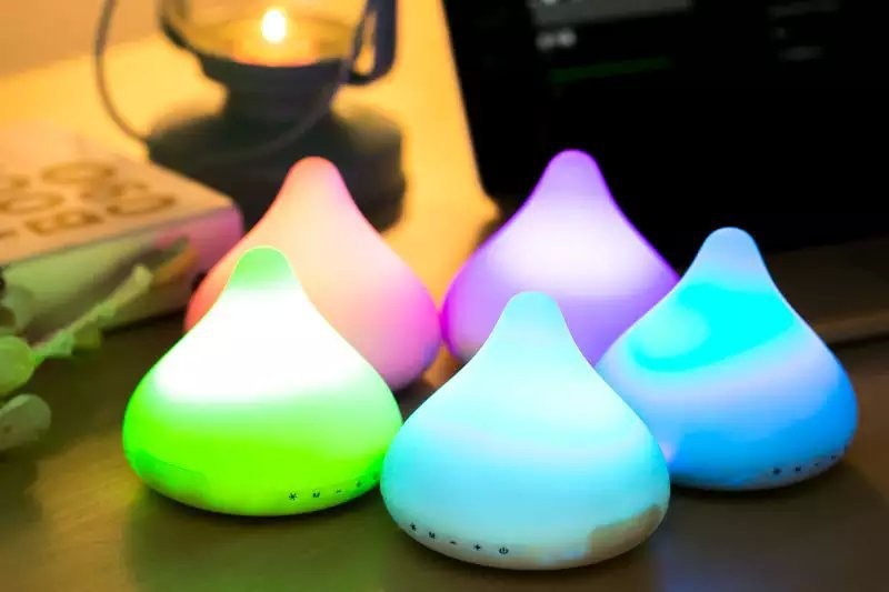 led colorful light indoor bluetooth speaker