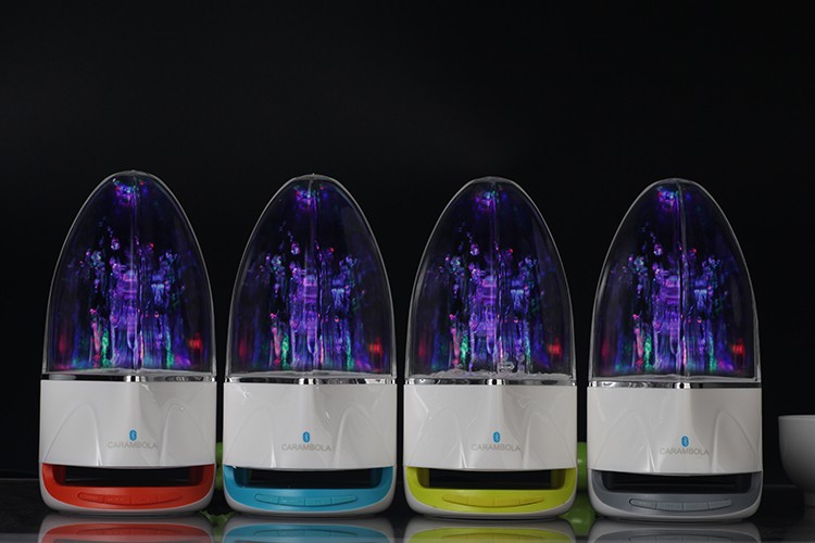  mini vattentät färgglada led-ljus pip Bluetooth Högtalare 