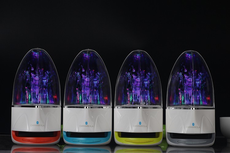  waterproof mini warna-warni cahaya led menyemburkan Bluetooth Speaker