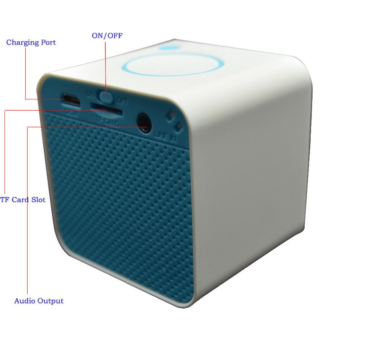 Kecil Kotak Bluetooth Speaker