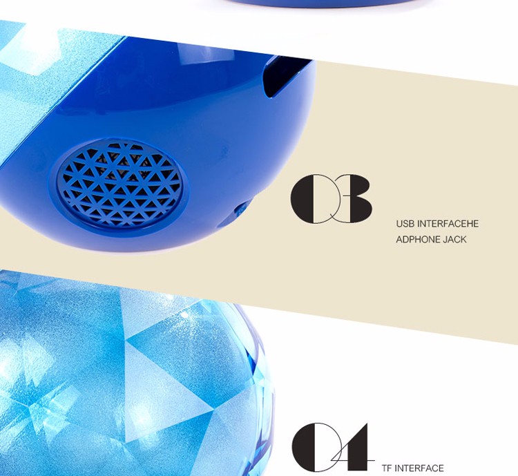  Colorato Arcobaleno LED Luce Bluetooth Speaker Con Telecomando 