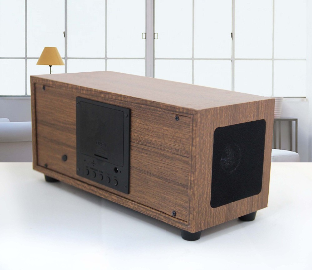 speaker bluetooth kayu 