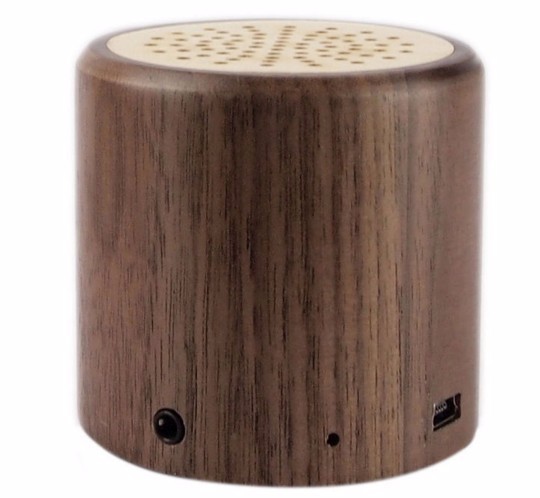 Música bluetooth altavoces madera