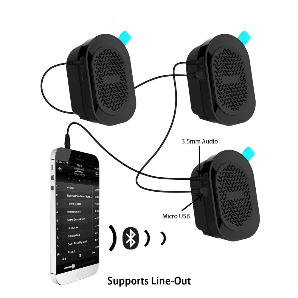 mini vízálló bluetooth hangszedő